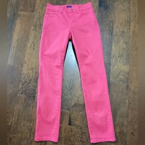 NYDJ women's pink skinny jeans.       T6